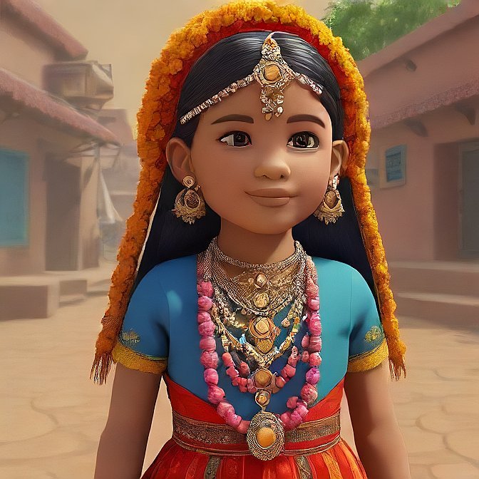 3D cartoon character art